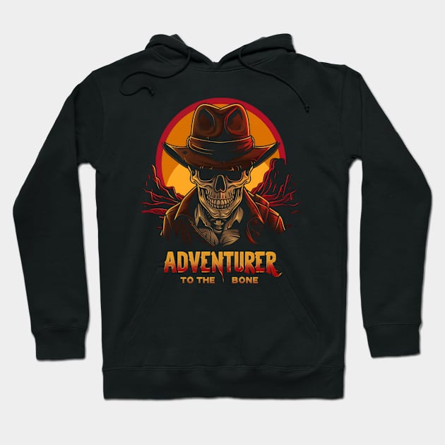 Adventurer to the Bone - Sunset - Indy Hoodie by Fenay-Designs